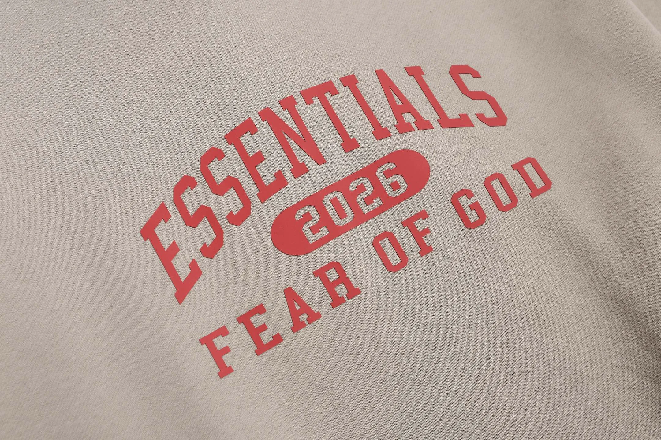 🆕 Essentials FOG 2026 ：LM # ：Black Retro Sizes:S M L XL